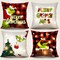 Christmas Pillow Covers with LED Lights 18x18 Inch Set of 4 for Christmas Decor, Light Up Buffalo Plaid Christmas Pillows, Merry Christmas Throw Pillow Covers Farmhouse Decor Cushion Cases